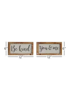 Best Sale ⌛ Iron Farmhouse Wall Décor - Set of 2 by Monroe Lane ⭐ -Monroe Lane Sales Belk 16218