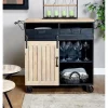 Budget ❤️ Industrial Wooden Cabinet by Monroe Lane 👏