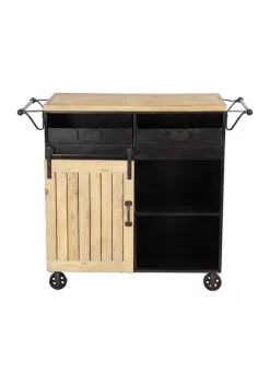 Budget ❤️ Industrial Wooden Cabinet by Monroe Lane 👏 -Monroe Lane Sales Belk 16231