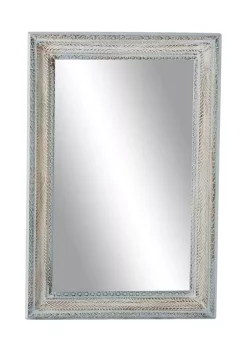 Hot Sale 👍 Farmhouse Wood Wall Mirror by Monroe Lane 🧨