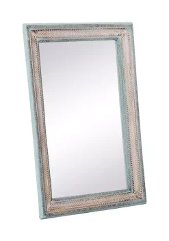 Hot Sale 👍 Farmhouse Wood Wall Mirror by Monroe Lane 🧨 -Monroe Lane Sales Belk 16252