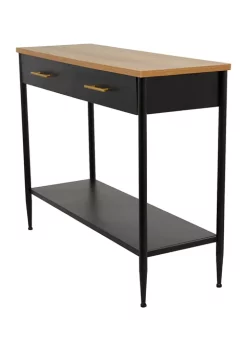 Outlet 😍 Contemporary Metal Console Table by Monroe Lane ✨ -Monroe Lane Sales Belk 16267