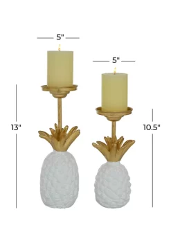 Brand new 🥰 Iron Modern Candle Holder Set of 2 by Monroe Lane ✨ -Monroe Lane Sales Belk 16299