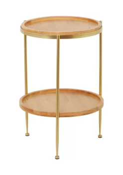 Buy 🛒 Contemporary Wood Accent Table by Monroe Lane 🌟 -Monroe Lane Sales Belk 16312