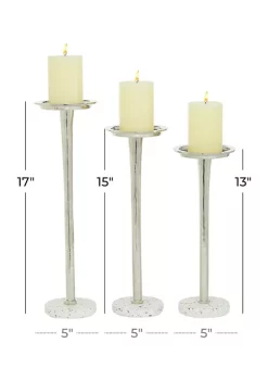 Best Pirce 🧨 Modern Aluminum Candle Holder - Set of 3 by Monroe Lane 🛒 -Monroe Lane Sales Belk 16387