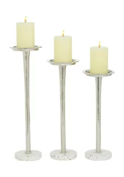 Best Pirce 🧨 Modern Aluminum Candle Holder - Set of 3 by Monroe Lane 🛒 -Monroe Lane Sales Belk 16388