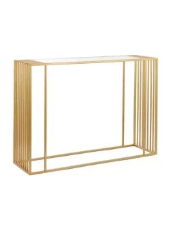 Promo 🔥 Contemporary Metal Console Table by Monroe Lane 🔔
