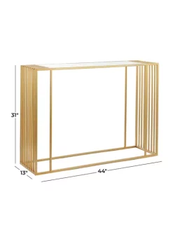 Promo 🔥 Contemporary Metal Console Table by Monroe Lane 🔔 -Monroe Lane Sales Belk 16440