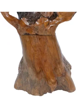 Best reviews of ⭐ Traditional Teak Wood Sculpture by Monroe Lane 👍 -Monroe Lane Sales Belk 16444