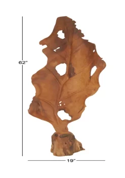 Best reviews of ⭐ Traditional Teak Wood Sculpture by Monroe Lane 👍 -Monroe Lane Sales Belk 16446