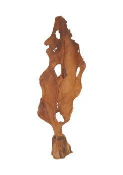 Best reviews of ⭐ Traditional Teak Wood Sculpture by Monroe Lane 👍 -Monroe Lane Sales Belk 16447