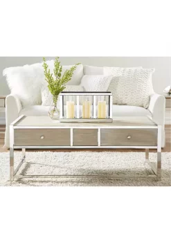 Discount 🛒 Glam Glass Candelabra by Monroe Lane 🌟 -Monroe Lane Sales Belk 16472