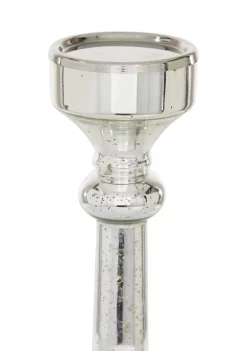 Promo ❤️ Vintage Glass Candle Holder - Set of 3 by Monroe Lane 👏 -Monroe Lane Sales Belk 16508