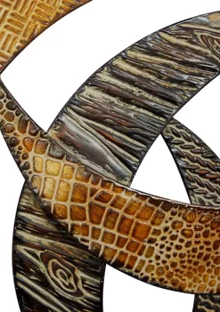 Hot Sale ✔️ Contemporary Metal Wall Decor by Monroe Lane 😀 -Monroe Lane Sales Belk 16521