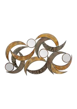 Hot Sale ✔️ Contemporary Metal Wall Decor by Monroe Lane 😀 -Monroe Lane Sales Belk 16525