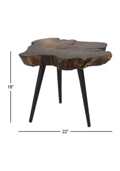Best Sale 🎁 Contemporary Wood Accent Table by Monroe Lane ⭐ -Monroe Lane Sales Belk 16528