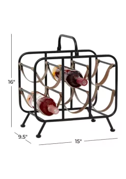 New π€© Contemporary Metal Wine Rack by Monroe Lane π― 9 New π€© Contemporary Metal Wine Rack by Monroe Lane π― -Monroe Lane Sales Belk 1656