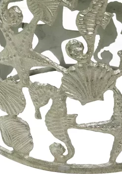 Best deal ✨ Coastal Aluminum Accent Table by Monroe Lane ✔️ -Monroe Lane Sales Belk 16573