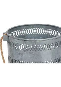 Outlet 🥰 Coastal Metal Lantern - Set of 2 by Monroe Lane 🛒 -Monroe Lane Sales Belk 16597