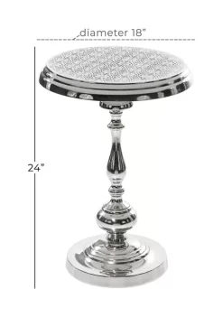 Deals ✨ Traditional Aluminum Accent Table by Monroe Lane 🥰 -Monroe Lane Sales Belk 16647