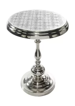 Deals ✨ Traditional Aluminum Accent Table by Monroe Lane 🥰 -Monroe Lane Sales Belk 16649