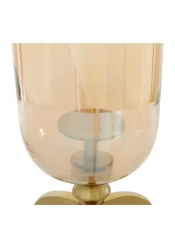 Budget 💯 Traditional Aluminum Hurricane Lamp by Monroe Lane ✔️ -Monroe Lane Sales Belk 16659
