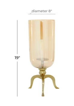 Budget 💯 Traditional Aluminum Hurricane Lamp by Monroe Lane ✔️ -Monroe Lane Sales Belk 16660