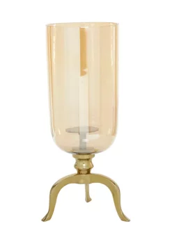 Budget 💯 Traditional Aluminum Hurricane Lamp by Monroe Lane ✔️ -Monroe Lane Sales Belk 16661