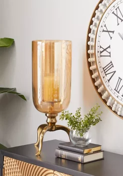 Budget 💯 Traditional Aluminum Hurricane Lamp by Monroe Lane ✔️ -Monroe Lane Sales Belk 16662