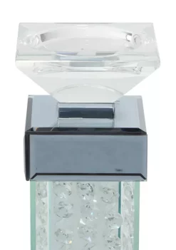 Flash Sale ❤️ Glam Glass Candle Holder by Monroe Lane ❤️ -Monroe Lane Sales Belk 16683