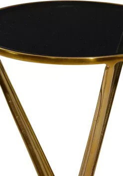 Best Sale ❤️ Modern Aluminum Accent Table by Monroe Lane 🧨 -Monroe Lane Sales Belk 16708