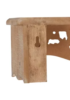 Best Pirce 🎉 Vintage Wood Wall Shelf - Set of 3 by Monroe Lane 🎉 -Monroe Lane Sales Belk 16721