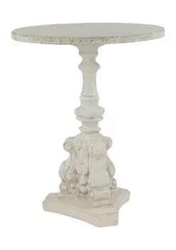 Best deal โค๏ธ Farmhouse Fiberglass Accent Table by Monroe Lane โ
