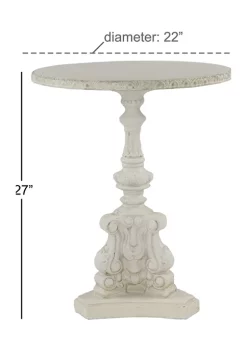 Best deal ❤️ Farmhouse Fiberglass Accent Table by Monroe Lane ⌛ -Monroe Lane Sales Belk 16726