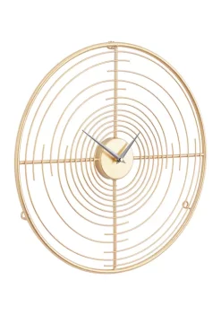 New 🎁 Contemporary Metal Wall Clock by Monroe Lane 🌟 -Monroe Lane Sales Belk 16740