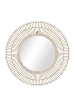 Hot Sale โ Bohemian Bamboo Wall Mirror by Monroe Lane ๐