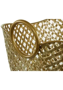 Top 10 🎁 Contemporary Metal Storage Basket by Monroe Lane 🌟 -Monroe Lane Sales Belk 16788