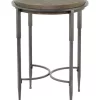 New 🥰 Industrial Metal Accent Table by Monroe Lane ⌛