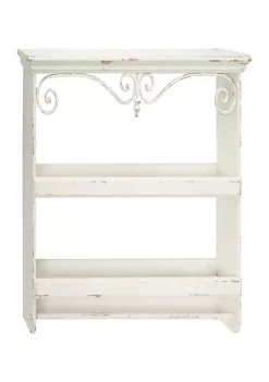 Cheap ⌛ Wood Farmhouse Wall Shelf by Monroe Lane 🥰 -Monroe Lane Sales Belk 1687