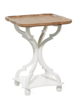 Buy ❤️ Farmhouse Wood Accent Table by Monroe Lane 💯 -Monroe Lane Sales Belk 16899
