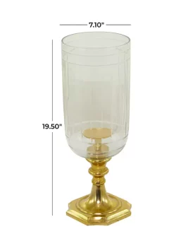 Top 10 ⌛ Glam Aluminum Hurricane Lamp by Monroe Lane 🧨 -Monroe Lane Sales Belk 16914