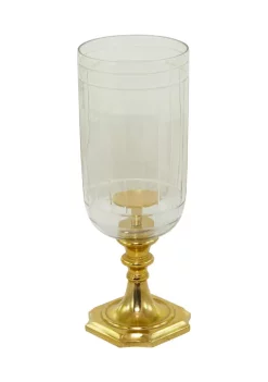 Top 10 ⌛ Glam Aluminum Hurricane Lamp by Monroe Lane 🧨 -Monroe Lane Sales Belk 16915