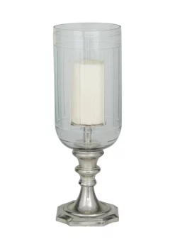 Top 10 ⌛ Glam Aluminum Hurricane Lamp by Monroe Lane 🧨 -Monroe Lane Sales Belk 16916