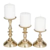Best reviews of 🧨 Traditional Aluminum Candle Holder - Set of 3 by Monroe Lane ⭐