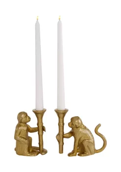 Cheap ⌛ Glam Aluminum Candle Holder - Set of 2 by Monroe Lane ✨ -Monroe Lane Sales Belk 17013