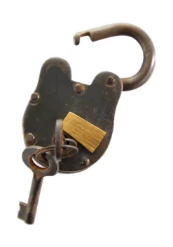 Best reviews of 🥰 Vintage Brass Lock And Key by Monroe Lane ✔️ -Monroe Lane Sales Belk 17018