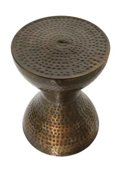 Buy 😉 Charlotte Hornets Buffalo Bills Boston Red Sox Appalachian State Mountaineers Industrial Metal Accent Table by Monroe Lane ⌛ -Monroe Lane Sales Belk 17025