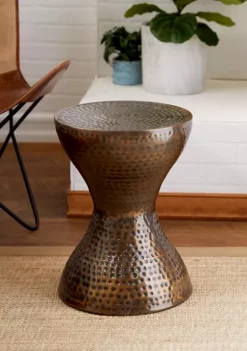 Buy 😉 Charlotte Hornets Buffalo Bills Boston Red Sox Appalachian State Mountaineers Industrial Metal Accent Table by Monroe Lane ⌛ -Monroe Lane Sales Belk 17027