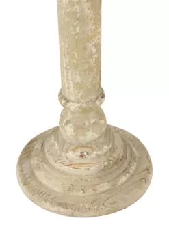 Deals 💯 Wood Vintage Candle Holder Set of 2 by Monroe Lane 🎁 -Monroe Lane Sales Belk 17050