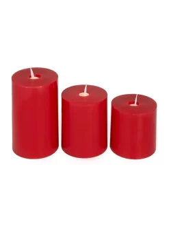 Brand new 🌟 Traditional Wax Flameless Candle - Set of 3 by Monroe Lane ✔️ -Monroe Lane Sales Belk 17061